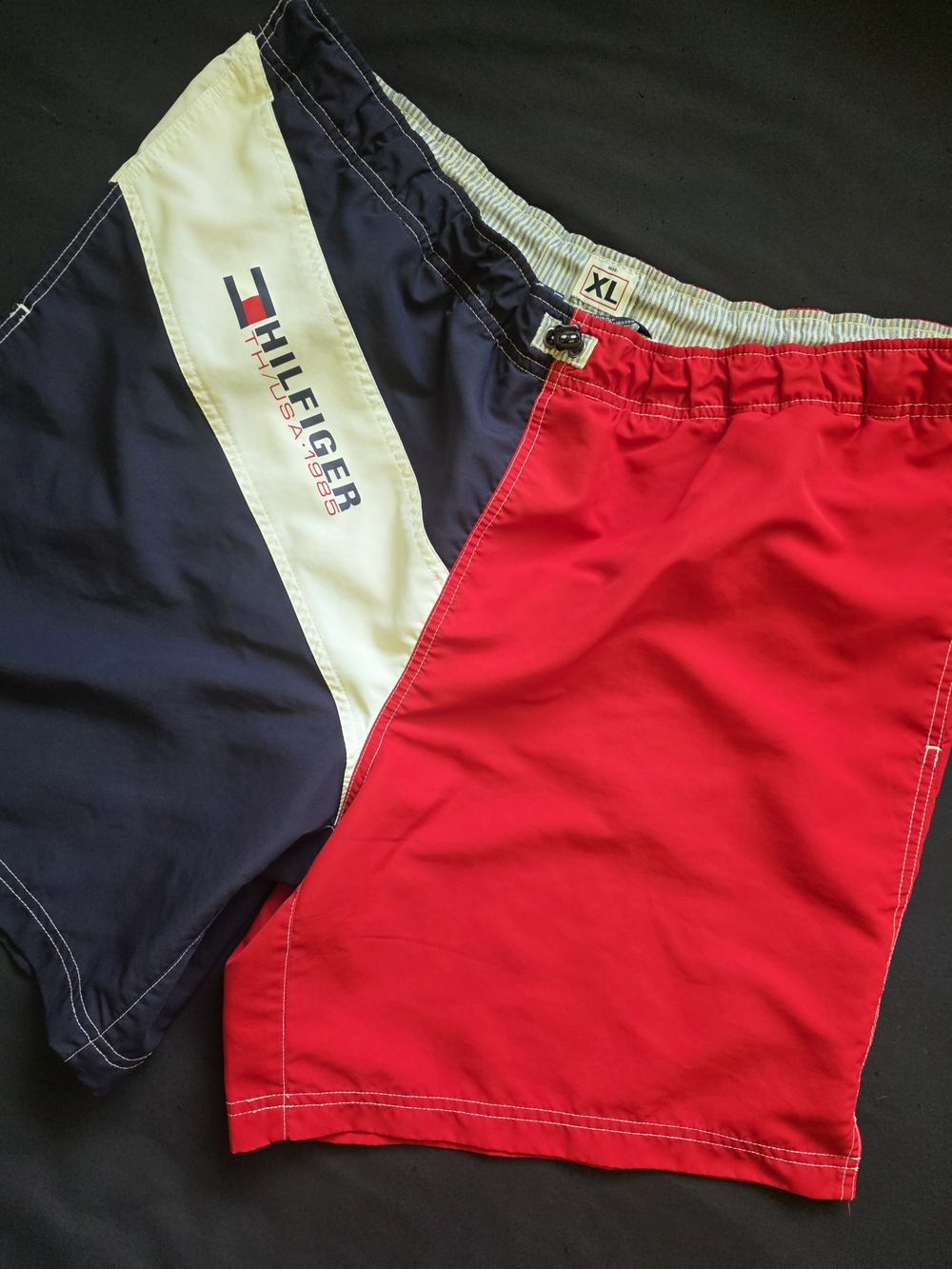 Tommy Hilfiger Y2K Classic Colorblock Swim Shorts Trunks
